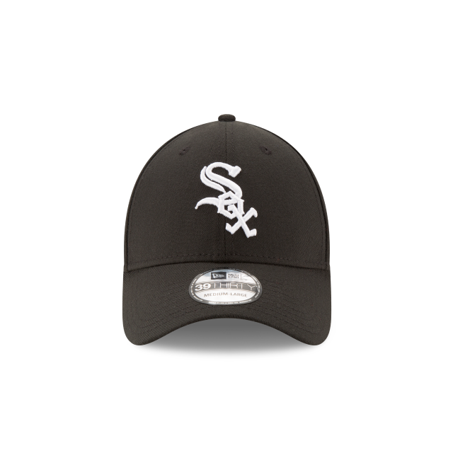 Chicago White Sox MLB New Era Men's Black 39Thirty Team Classic Stretch Fit Hat
