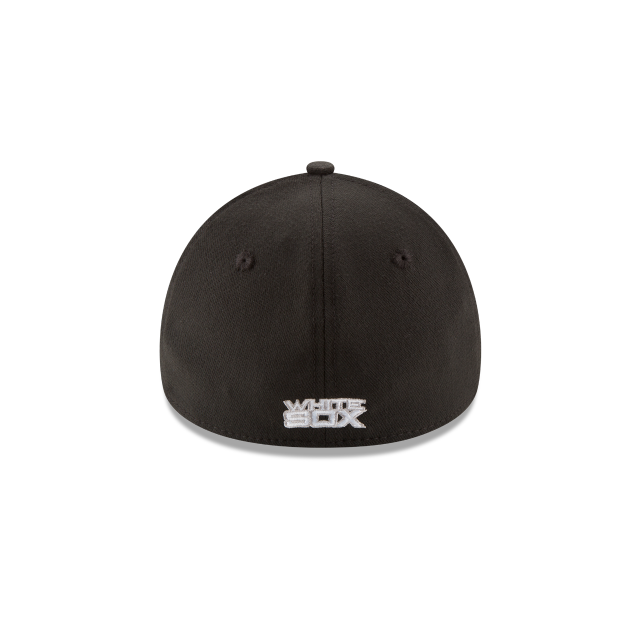 Casquette extensible classique noire 39Thirty Team MLB New Era des Chicago White Sox pour hommes