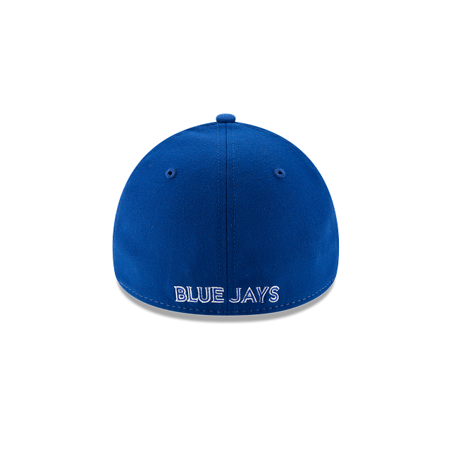 Toronto Blue Jays MLB New Era Toddler Royal White 39Thirty Team Classic Alternate Stretch Fit Hat