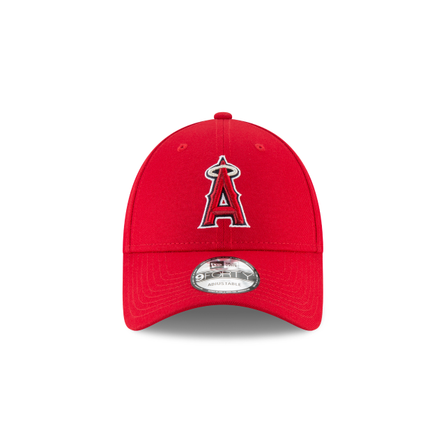 Anaheim Angels MLB New Era Men's Red 9Forty The League Adjustable Hat