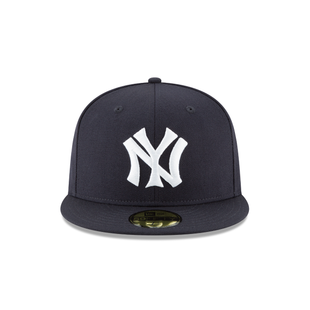 New York Yankees MLB New Era Casquette ajustée en laine bleu marine 59Fifty Cooperstown 1922 pour hommes