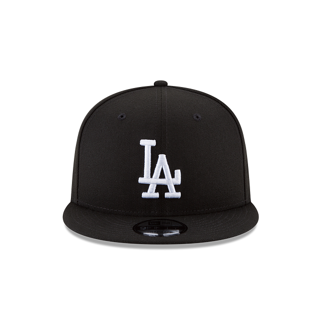 Los Angeles Dodgers MLB New Era Men's Black White 9Fifty Basic Snapback