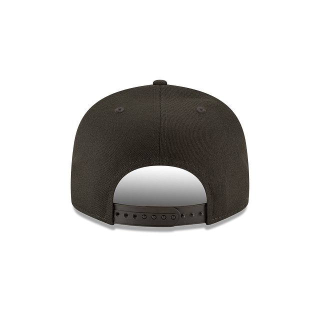 Los Angeles Dodgers MLB New Era pour hommes, noir sur noir 9Fifty Basic Snapback