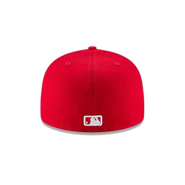 New York Yankees MLB New Era Casquette ajustée rouge écarlate 59Fifty Basic pour hommes