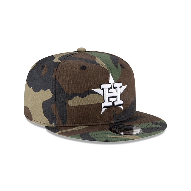 Houston Astros MLB New Era 9Fifty Camo Basic Snapback pour hommes