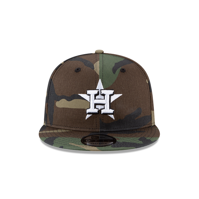 Houston Astros MLB New Era 9Fifty Camo Basic Snapback pour hommes