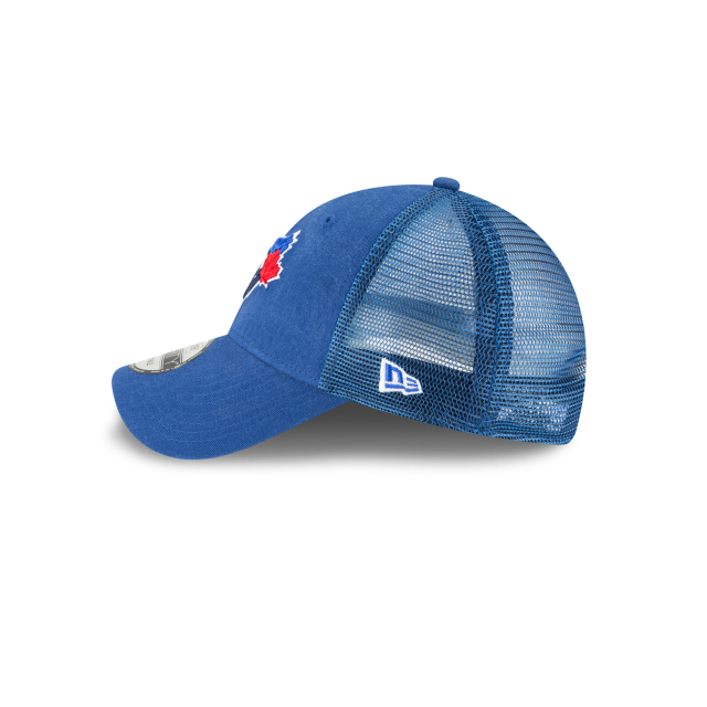 Toronto Blue Jays MLB New Era Men's Royal Blue 9Forty Primary Logo Trucker Adjustable Hat