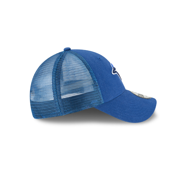 Toronto Blue Jays MLB New Era Men's Royal Blue 9Forty Primary Logo Trucker Adjustable Hat