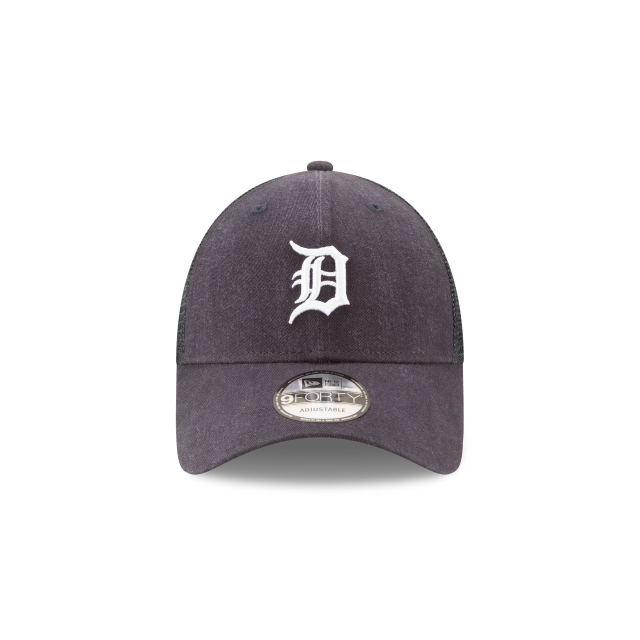 Casquette réglable de camionneur avec logo principal bleu marine 9Forty des Detroit Tigers MLB New Era pour hommes