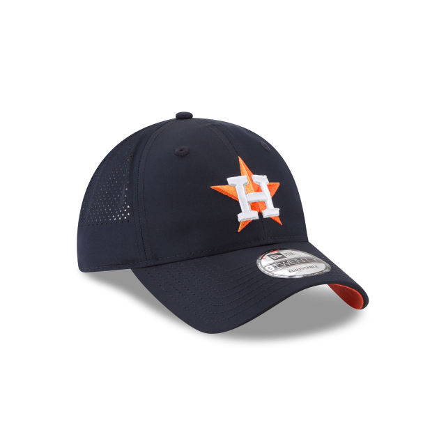 Houston Astros MLB New Era Men's Navy 9Twenty Perforated Adjustable Hat