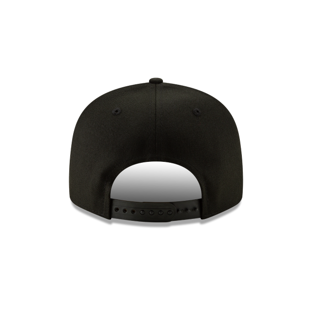 Miami Marlins MLB New Era Men's Black White 9Fifty Team Color Basic Snapback