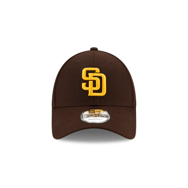 San Diego Padres MLB New Era Casquette réglable marron 9Forty The League pour hommes