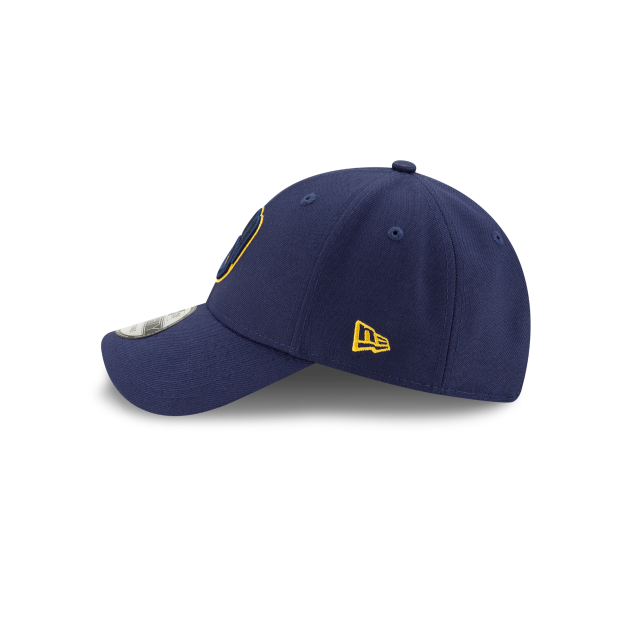 Milwaukee Brewers MLB New Era Youth Navy 9Forty The League Adjustable Hat