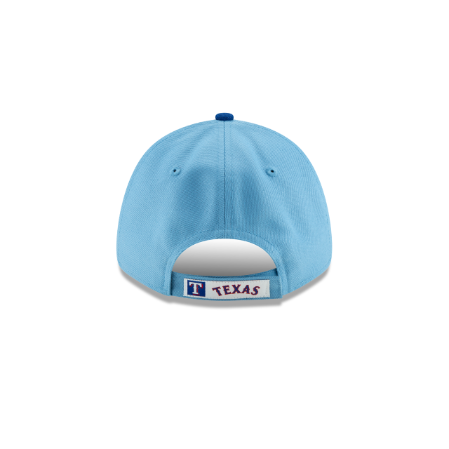 Texas Rangers MLB New Era Casquette réglable bleu clair 9Forty The League pour hommes