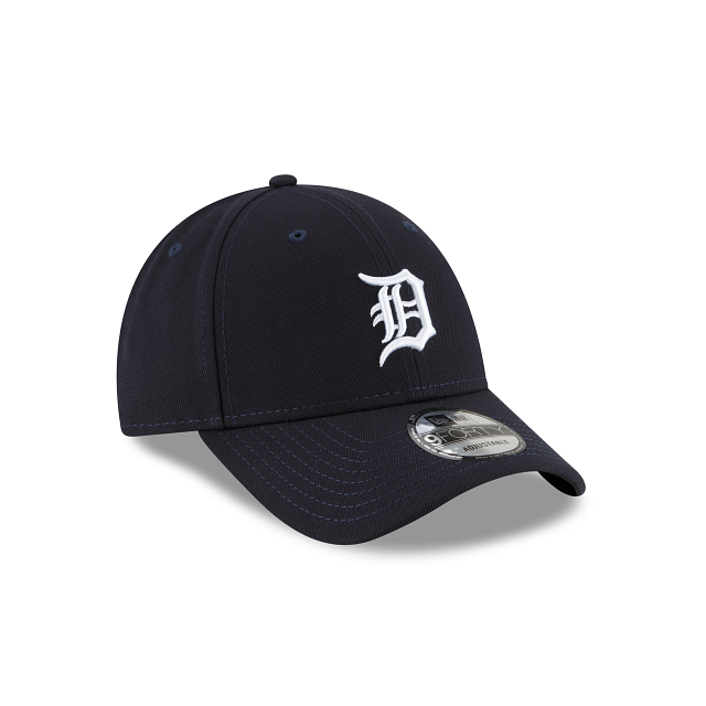 Casquette ajustable 9Forty The League des Detroit Tigers MLB New Era pour hommes, bleu marine