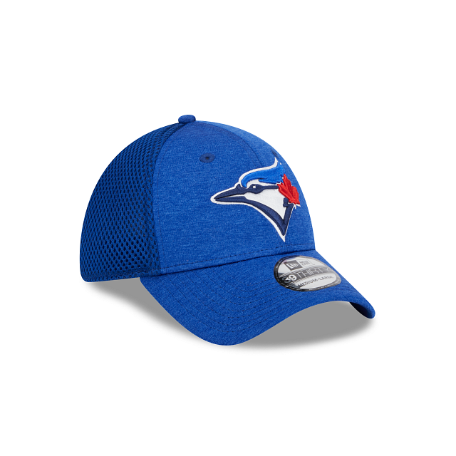 Casquette extensible à rayures Royal 39Thirty MLB New Era des Blue Jays de Toronto pour hommes