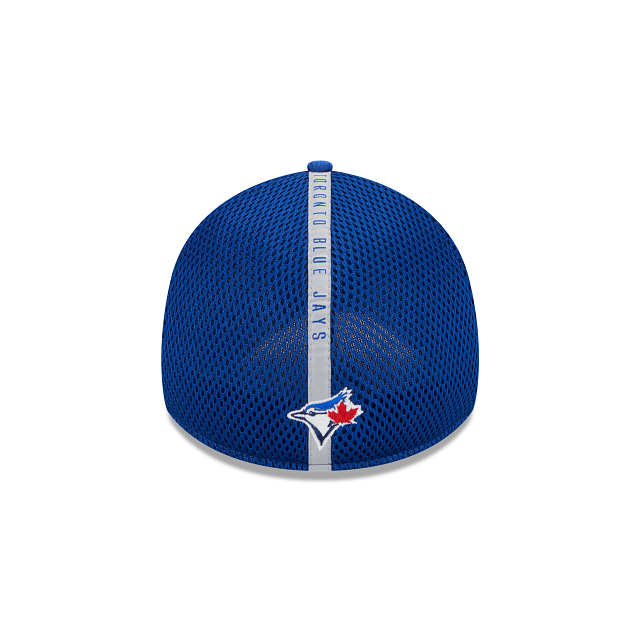 Toronto Blue Jays MLB New Era Men's Royal 39Thirty Stripe Stretch Fit Hat