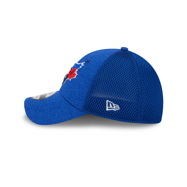 Casquette extensible à rayures Royal 39Thirty MLB New Era des Blue Jays de Toronto pour hommes