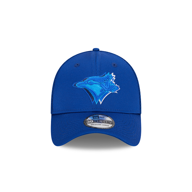 Casquette extensible Royal 39Thirty Overlap MLB New Era des Blue Jays de Toronto pour hommes