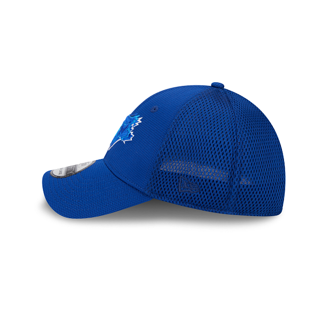 Casquette extensible Royal 39Thirty Overlap MLB New Era des Blue Jays de Toronto pour hommes