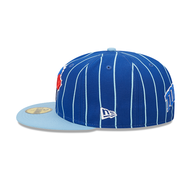 Casquette ajustée bleu royal 59Fifty Birdcage MLB New Era des Blue Jays de Toronto pour hommes