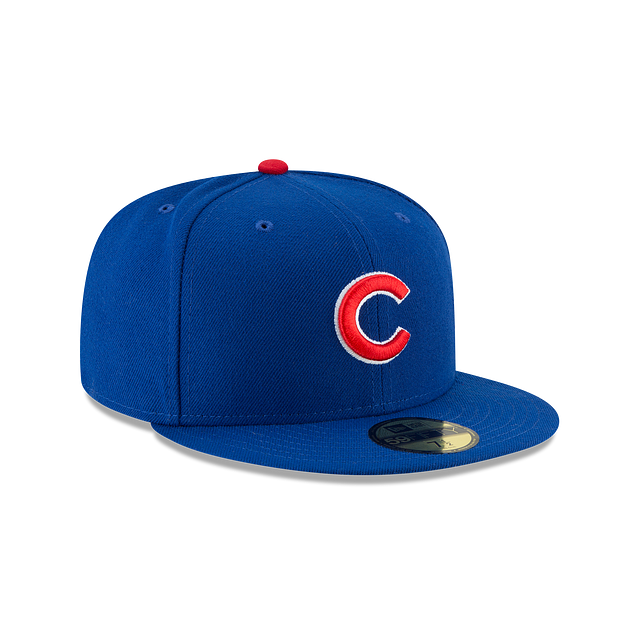 Casquette ajustée sur le terrain Royal 59Fifty des Chicago Cubs MLB New Era pour hommes