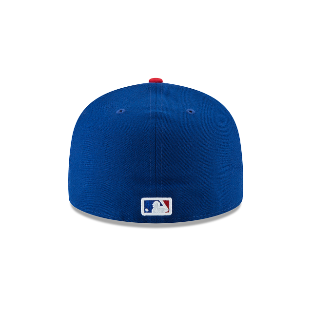 Casquette ajustée sur le terrain Royal 59Fifty des Chicago Cubs MLB New Era pour hommes