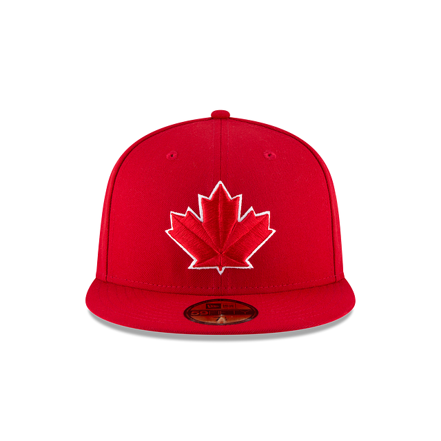 Casquette ajustée alternative rouge 59Fifty Authentic Collection des Blue Jays de Toronto MLB New Era pour hommes