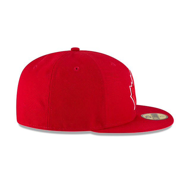 Casquette ajustée alternative rouge 59Fifty Authentic Collection des Blue Jays de Toronto MLB New Era pour hommes