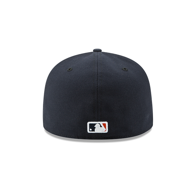 Houston Astros MLB New Era Men's Navy / Orange 59Fifty Authentic Collection Road Fitted Hat