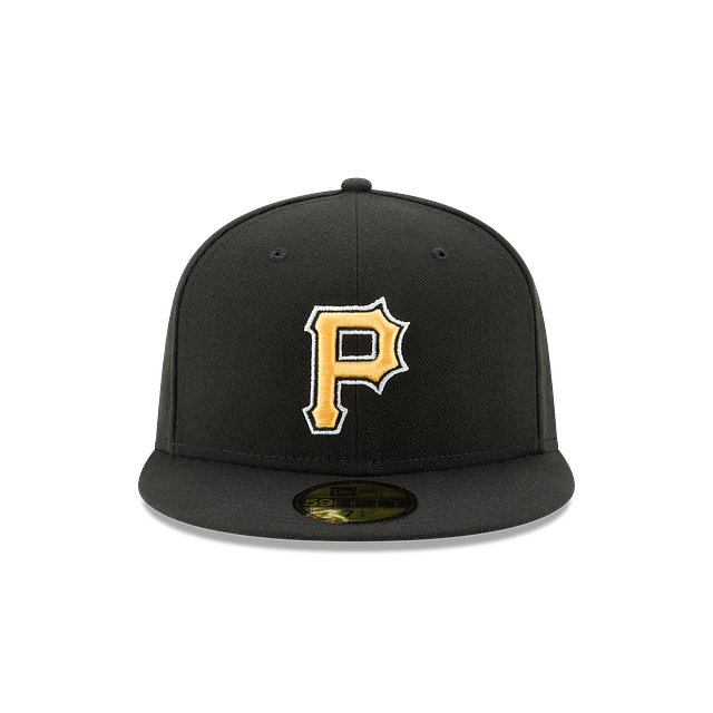 Pittsburgh Pirates MLB New Era Men's Black 59Fifty Authentic Collection Alternate Fitted Hat