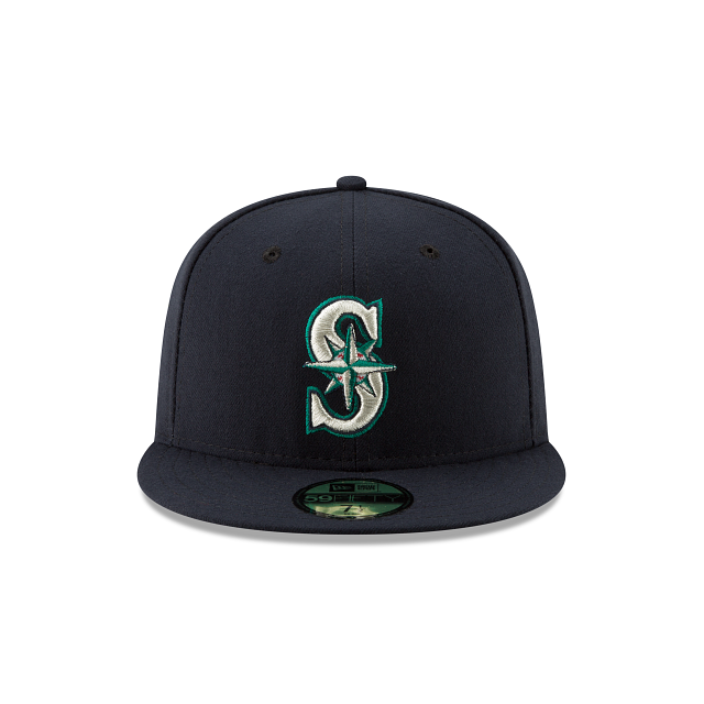 Seattle Mariners MLB New Era Men's Navy 59Fifty Authentic Collection On Field Fitted Hat