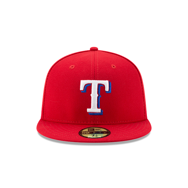 Texas Rangers MLB New Era Men's Red 59Fifty Authentic Collection Alternate Fitted Hat