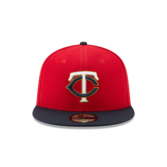 Minnesota Twins MLB New Era Men's Red 59Fifty Authentic Collection Alternate Fitted Hat