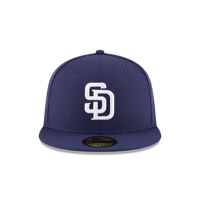 San Diego Padres MLB New Era Men's Navy 59Fifty Authentic Collection On Field Fitted Hat