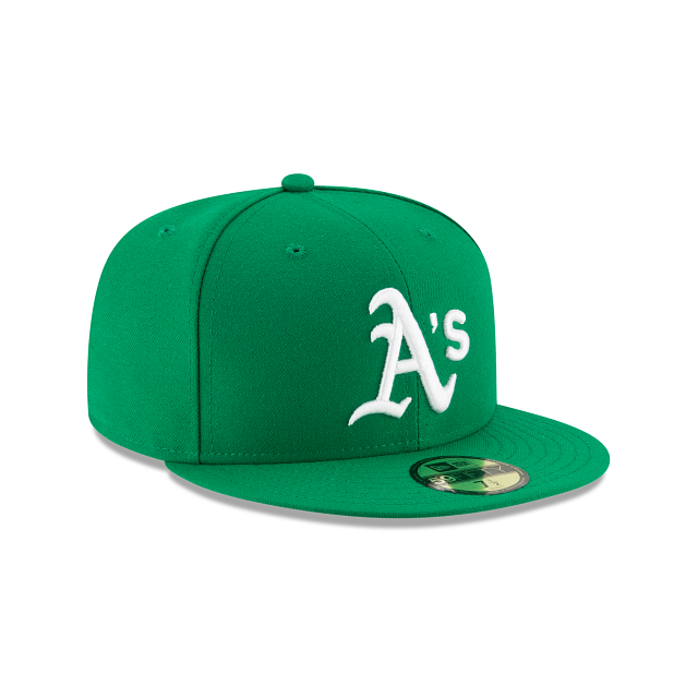 Oakland Athletics MLB New Era Kelly Green 59Fifty Authentic Collection Casquette ajustée alternative pour hommes