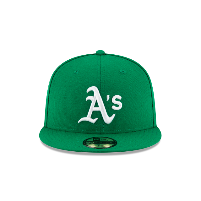 Oakland Athletics MLB New Era Kelly Green 59Fifty Authentic Collection Casquette ajustée alternative pour hommes