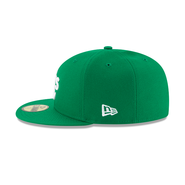 Oakland Athletics MLB New Era Kelly Green 59Fifty Authentic Collection Casquette ajustée alternative pour hommes