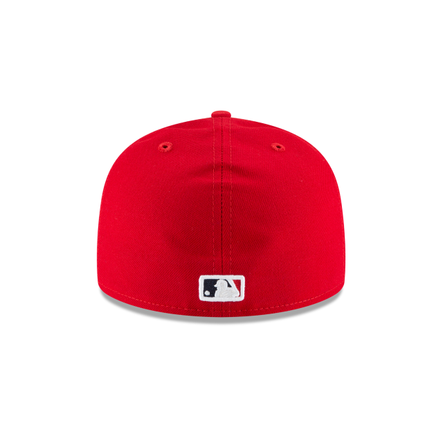 Los Angeles Angels MLB New Era Men's Red 59Fifty Authentic Collection On Field Fitted Hat