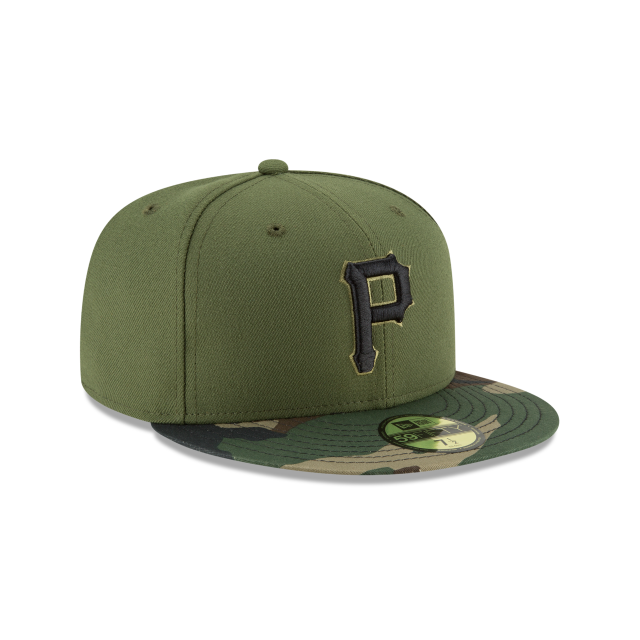 Pittsburgh Pirates MLB New Era Men's Camo 59Fifty Authentic Collection Alternate Fitted Hat