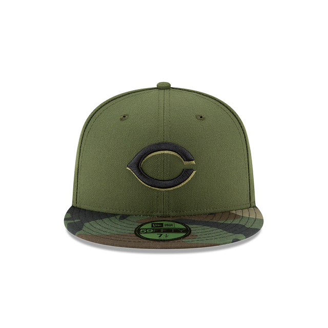 Casquette ajustée alternative camouflage 59Fifty Authentic Collection des Cincinnati Reds MLB New Era pour hommes