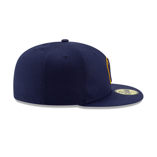 Milwaukee Brewers MLB New Era Men's Navy 59Fifty Authentic Collection Alternate Fitted Hat