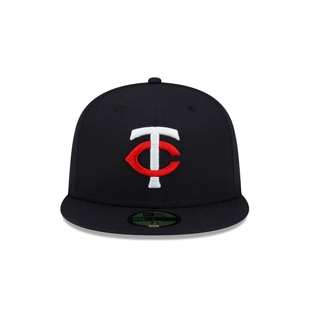 Minnesota Twins MLB New Era Men's Navy 59Fifty Authentic Collection Home Fitted Hat