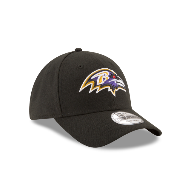 Baltimore Ravens NFL New Era Men's Black 9Forty The League Adjustable Hat