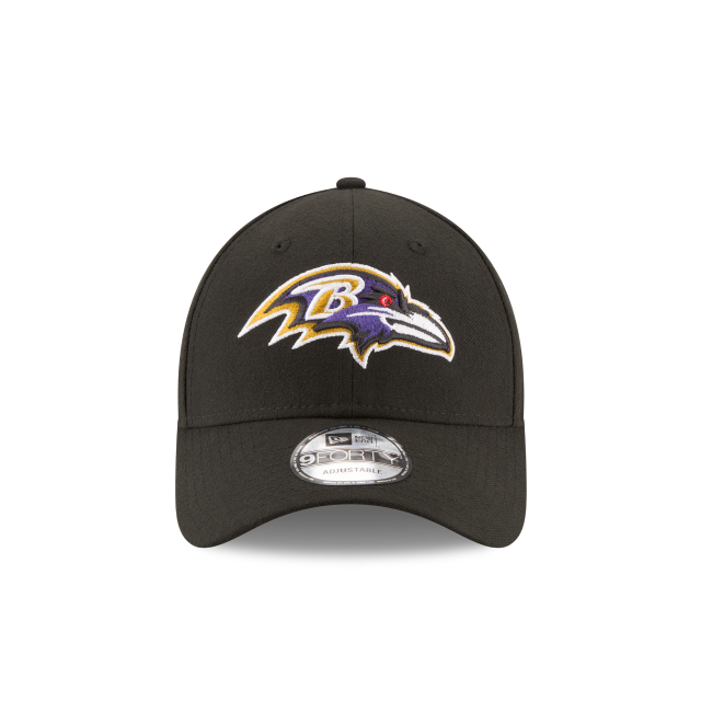 Baltimore Ravens NFL New Era Men's Black 9Forty The League Adjustable Hat