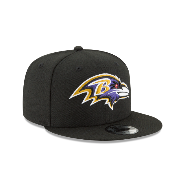 Baltimore Ravens NFL New Era Snapback 9Fifty Basic noir pour hommes