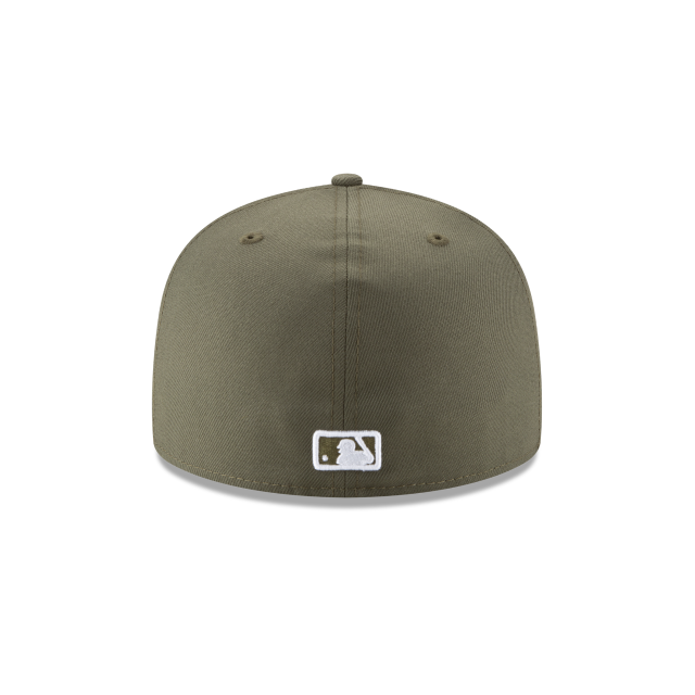 Casquette ajustée de base olive 59Fifty MLB New Era des Red Sox de Boston pour hommes