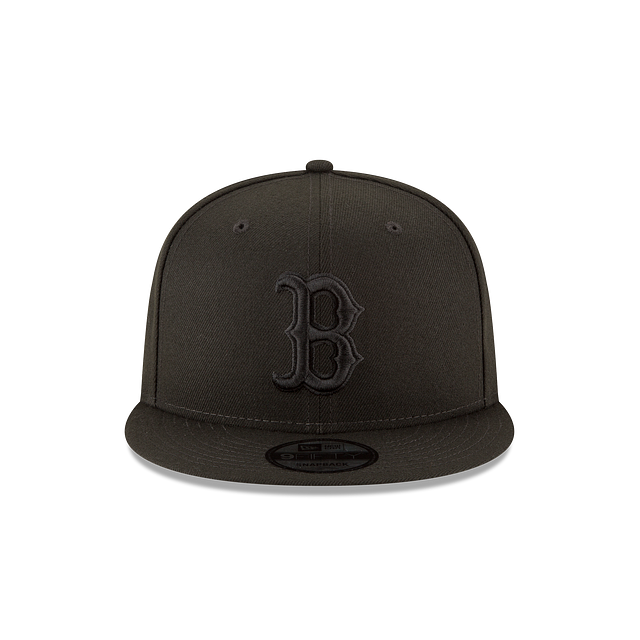 Boston Red Sox MLB New Era Men's Black on Black 9Fifty Snapback