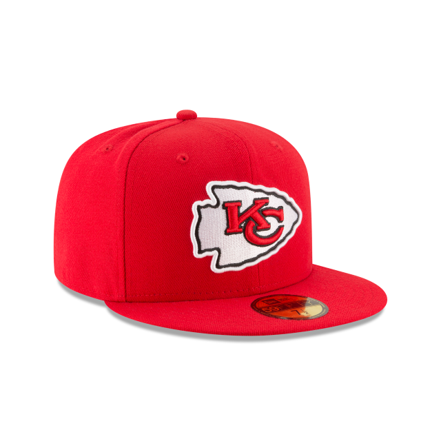 Kansas City Chiefs NFL New Era Men's Red 59Fifty Team Basic Fitted Hat