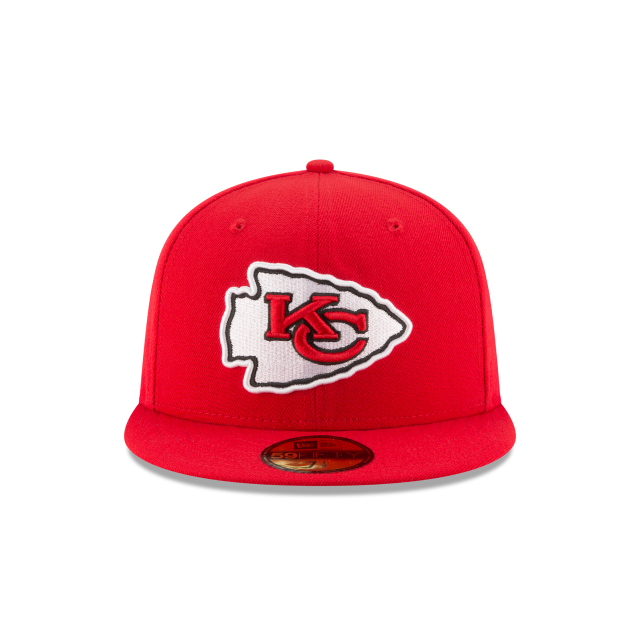 Kansas City Chiefs NFL New Era Men's Red 59Fifty Team Basic Fitted Hat